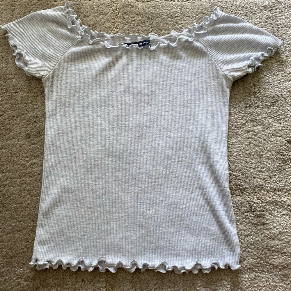 Brandy Melville Ruffle Top